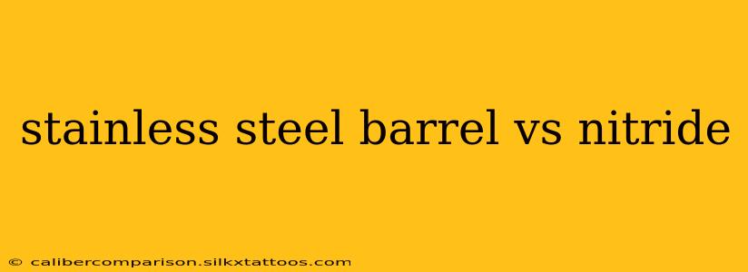 stainless steel barrel vs nitride