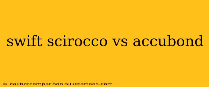 swift scirocco vs accubond