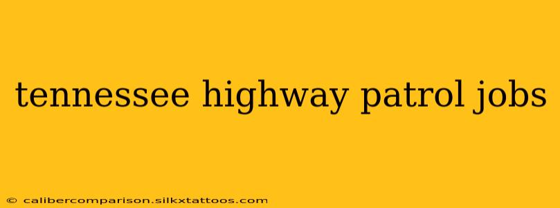 tennessee highway patrol jobs