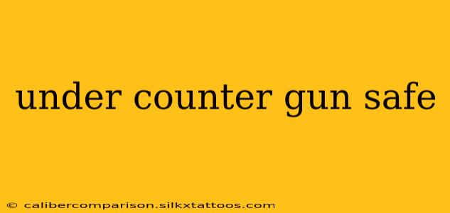 under counter gun safe