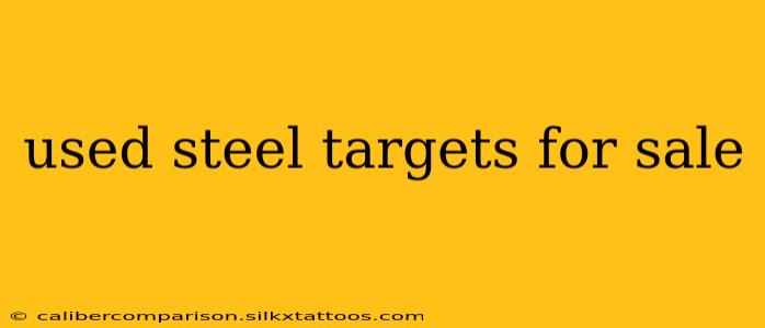 used steel targets for sale