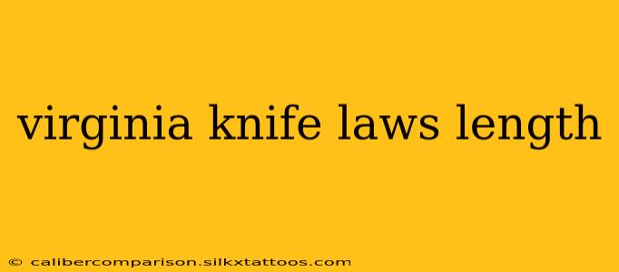 virginia knife laws length