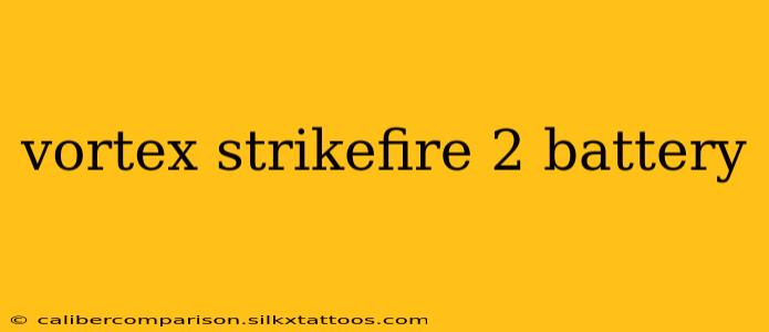 vortex strikefire 2 battery