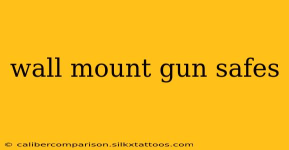 wall mount gun safes