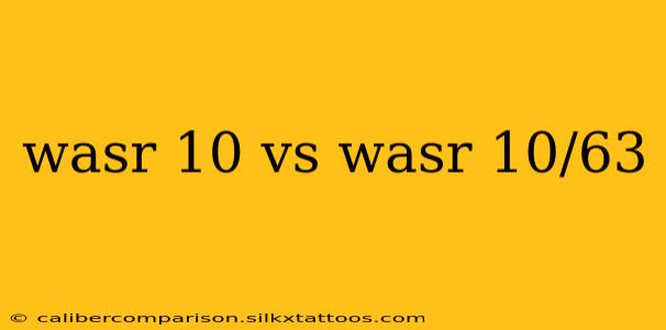 wasr 10 vs wasr 10/63