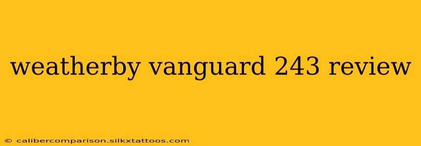 weatherby vanguard 243 review