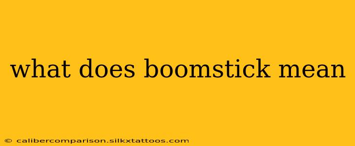 what does boomstick mean