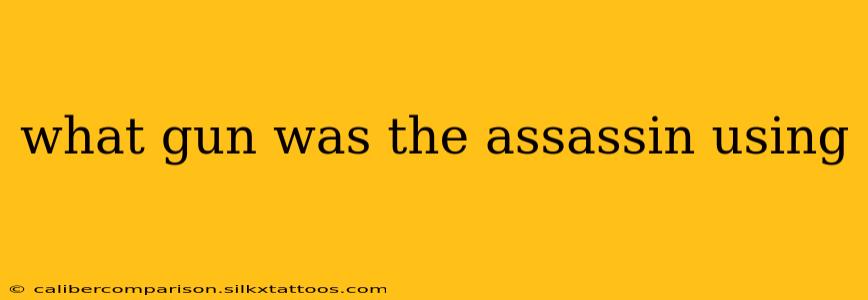 what gun was the assassin using