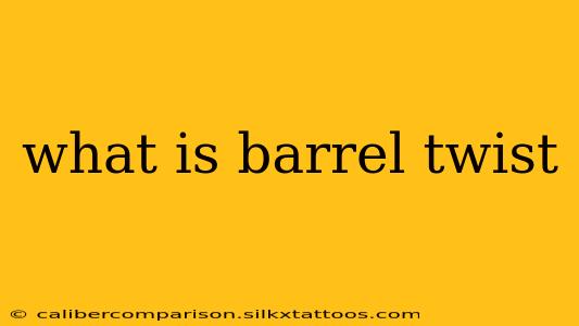 what is barrel twist