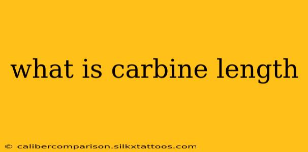 what is carbine length