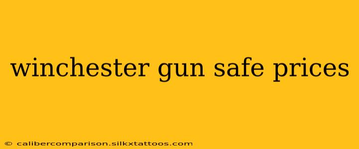 winchester gun safe prices