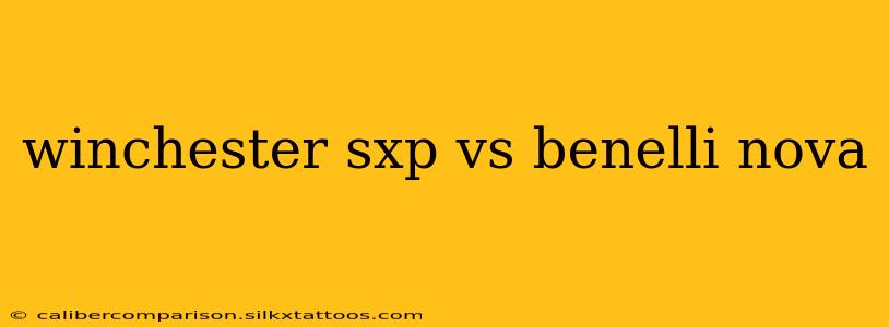 winchester sxp vs benelli nova