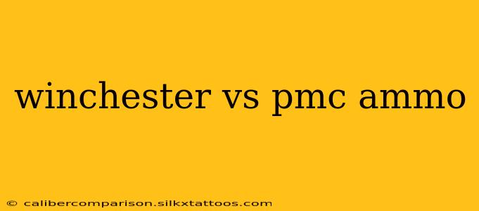 winchester vs pmc ammo