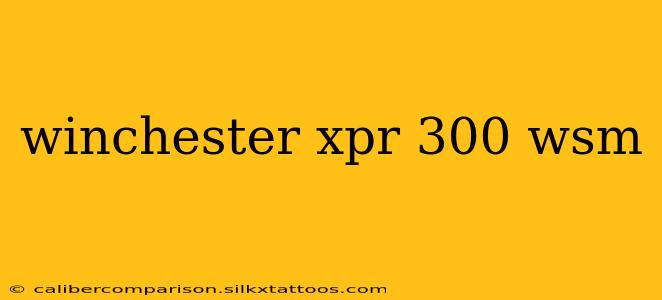 winchester xpr 300 wsm