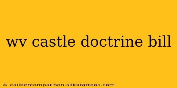 wv castle doctrine bill